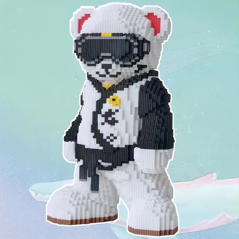 5000pcs Lucky Bear Building Blocks Model